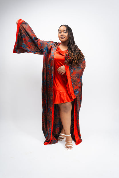 Scarlet Sexy Long Robe